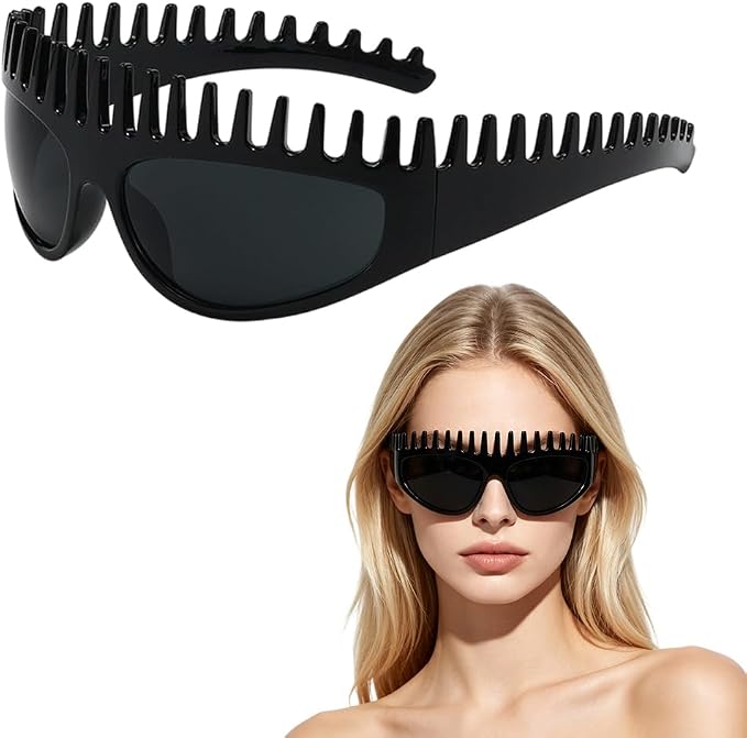 2-in-1 Sunglasses Headband with Teeth