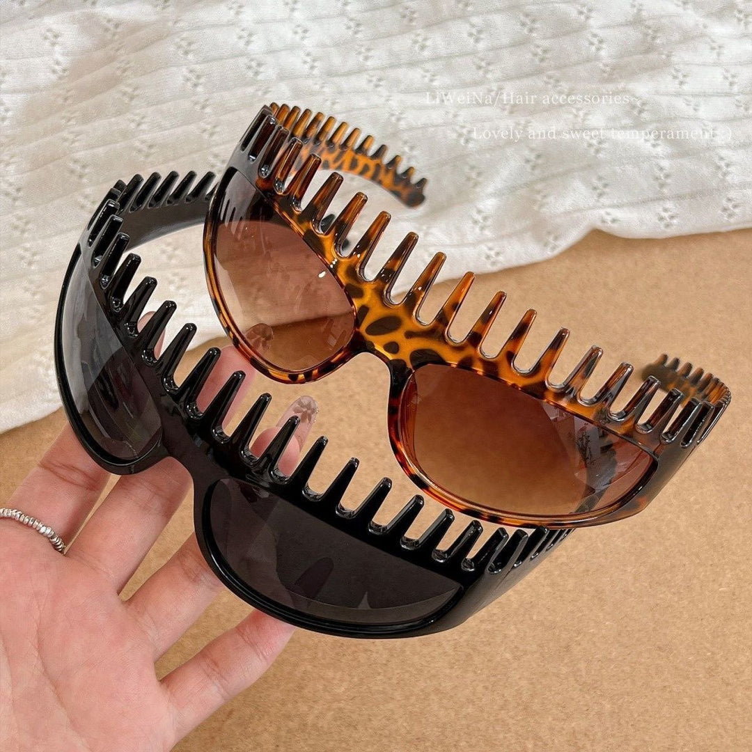 2-in-1 Sunglasses Headband with Teeth