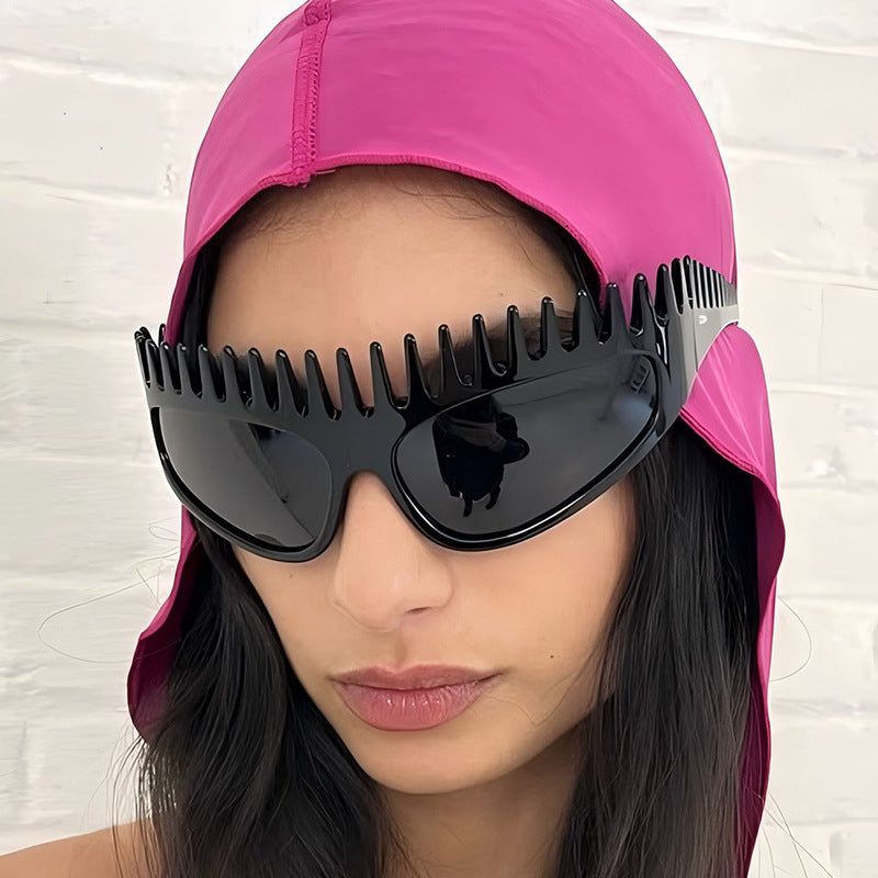 2-in-1 Sunglasses Headband with Teeth