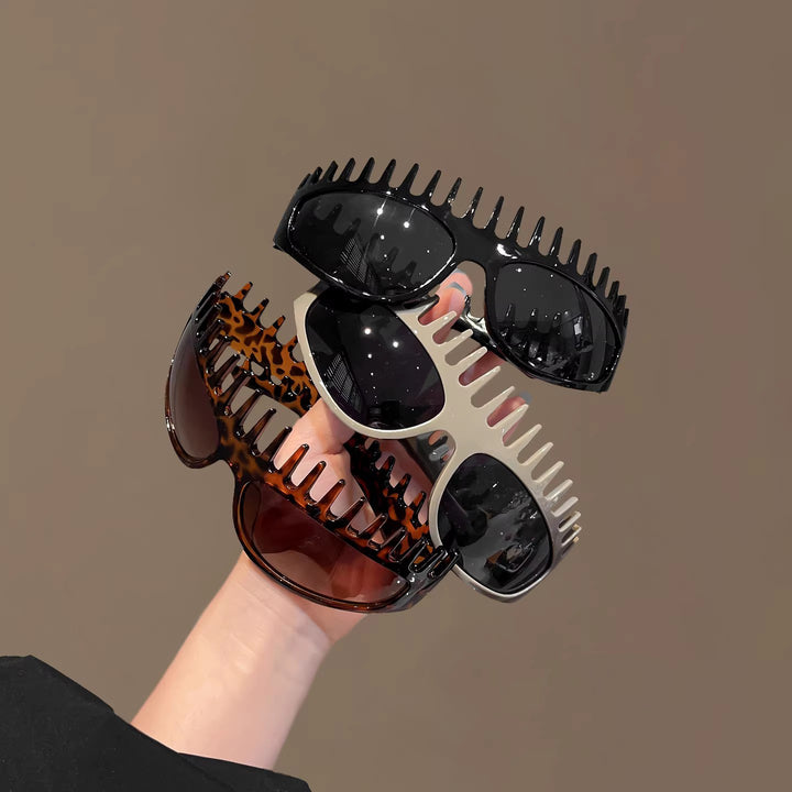 2-in-1 Sunglasses Headband with Teeth