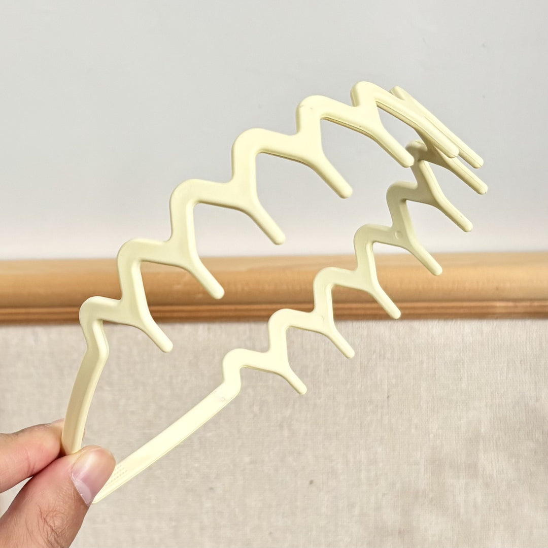Hollow-out woven headband/bangs hair clip