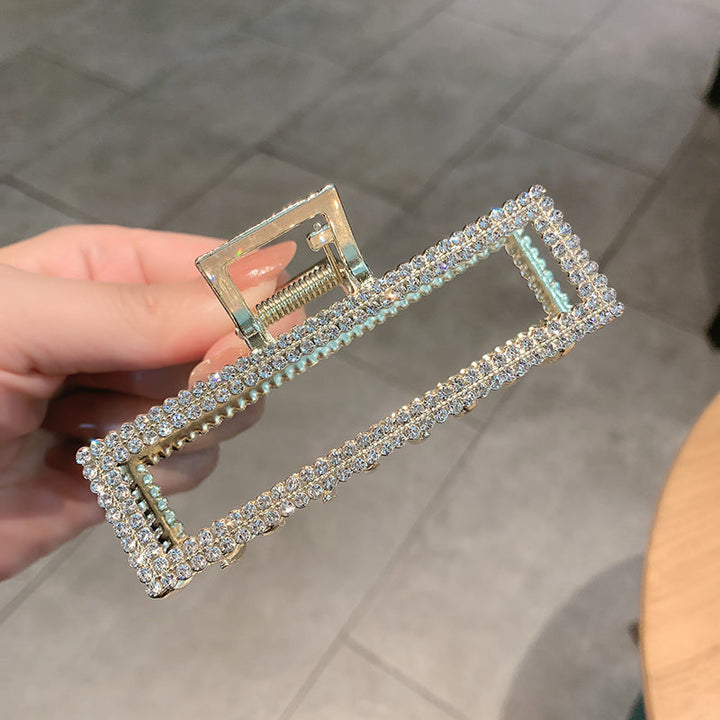 Haarspange mit Perlen und Strass 