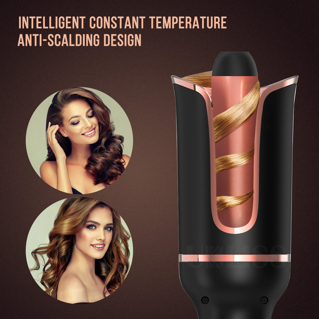 Smart Spiral Volume Automatic Curling Iron - UrCoolest