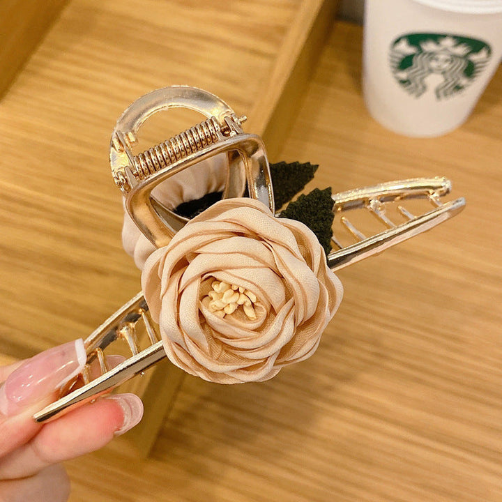 Französische Rosen-Haarspange 